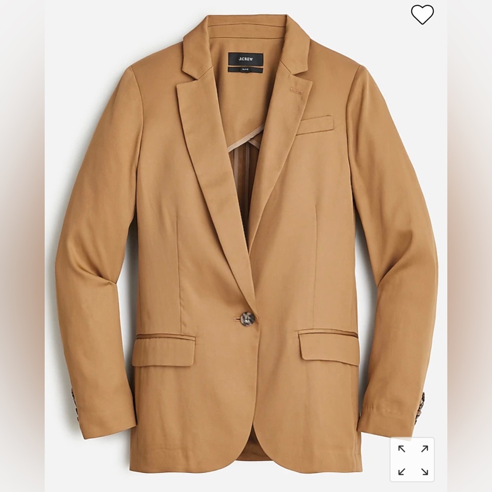 J. Crew Alfie Blazer in Gramercy Twill - Only Worn ONCE! - Size 10
